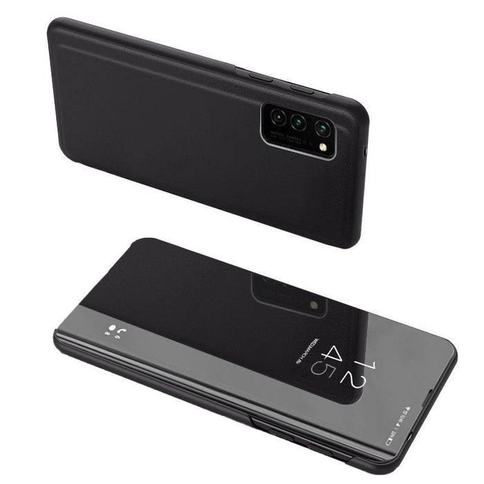 Калъф за телефон Clear View Case за Oppo Reno 4, черен