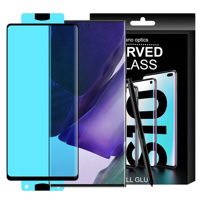 Протектор 3D Edge Nano Flexi Glass Hybrid Full с рамка за Samsung Galaxy S21 Plus 5G, черен