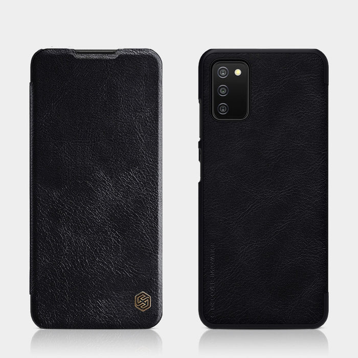Тефтер Nillkin QIN Leather за Samsung Galaxy A03s Черен