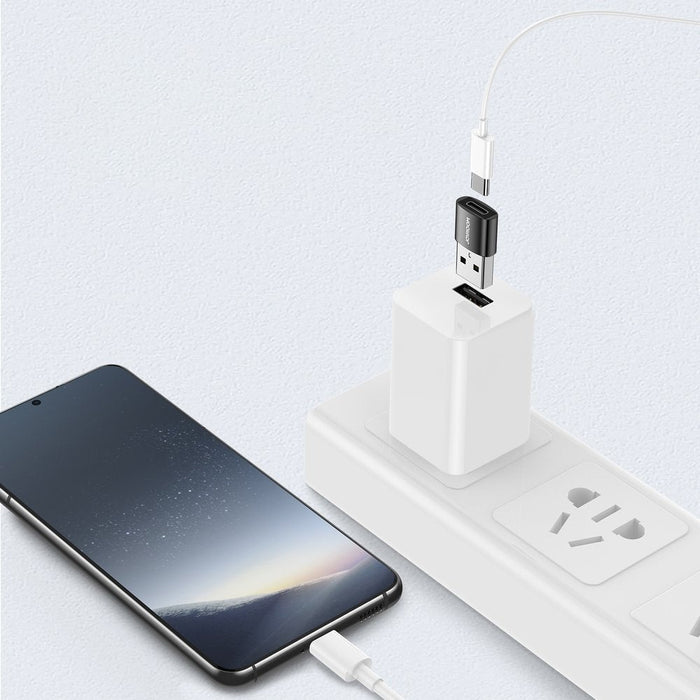 Адаптер Joyroom USB/USB - C за конектори черен