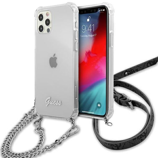Калъф Guess 4G Chain за Apple iPhone 12 Pro Max Cu