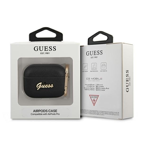 Калъф Guess GUAPSASMK Saffiano Script Metal Collection