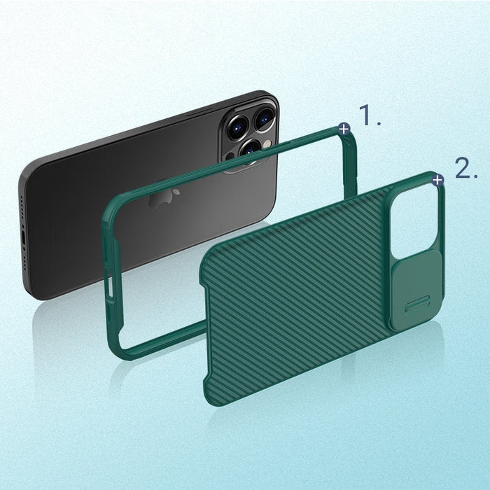 Гръб Nillkin CamShield Pro Magnetic за iPhone 13 Мax Син