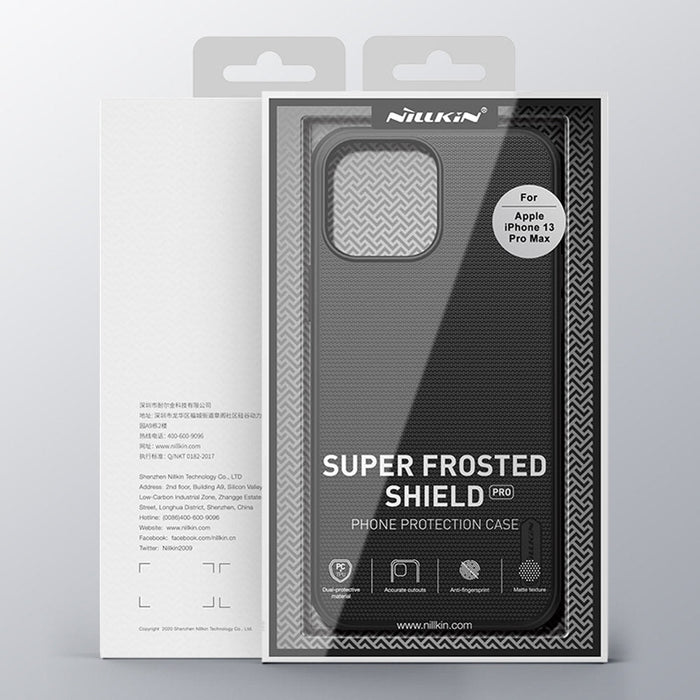 Гръб Nillkin Frosted Shield Pro за Iphone 13 Max Черен