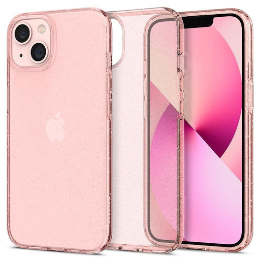 Калъф Spigen Liquid Crystal Glitter за iPhone 13 mini розов