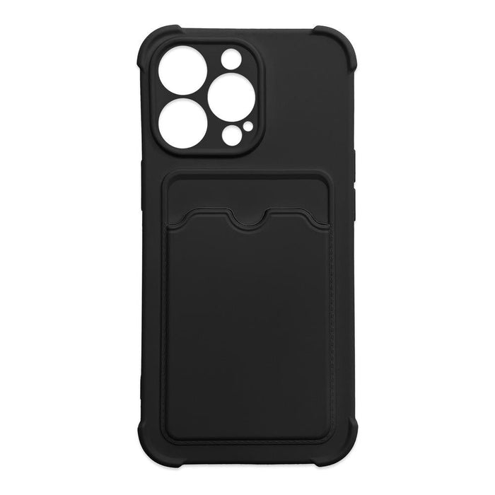 Кейс с отделение за карти HQWear за iPhone 11 Pro Max, Черен