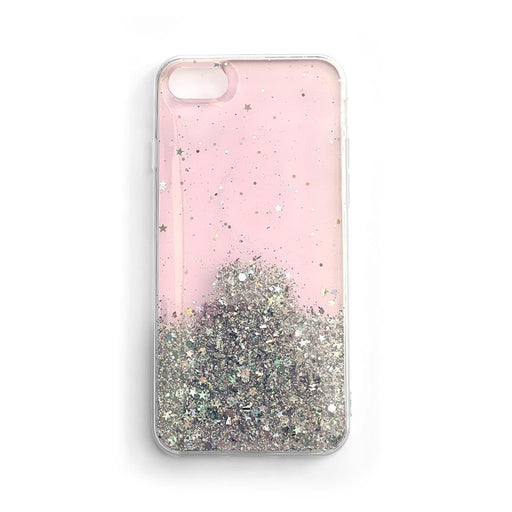 Калъф Star Glitter Shining за iPhone 13 mini розов