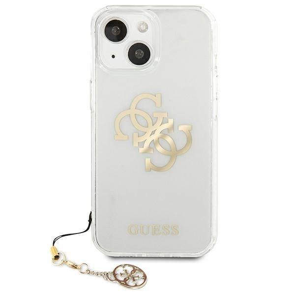 Калъф Guess GUHCP13SKS4GGO 4G златен Charms