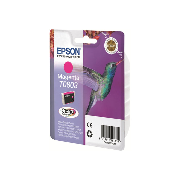 EPSON T0803 касета с мастило магента