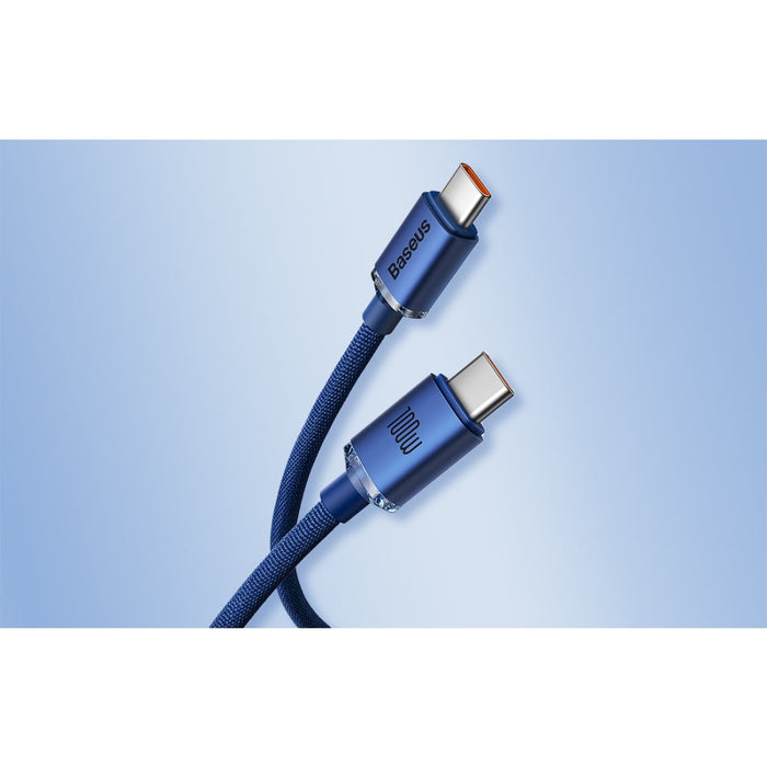 Кабел за зареждане USB - C към Baseus Crystal Shinе 100W