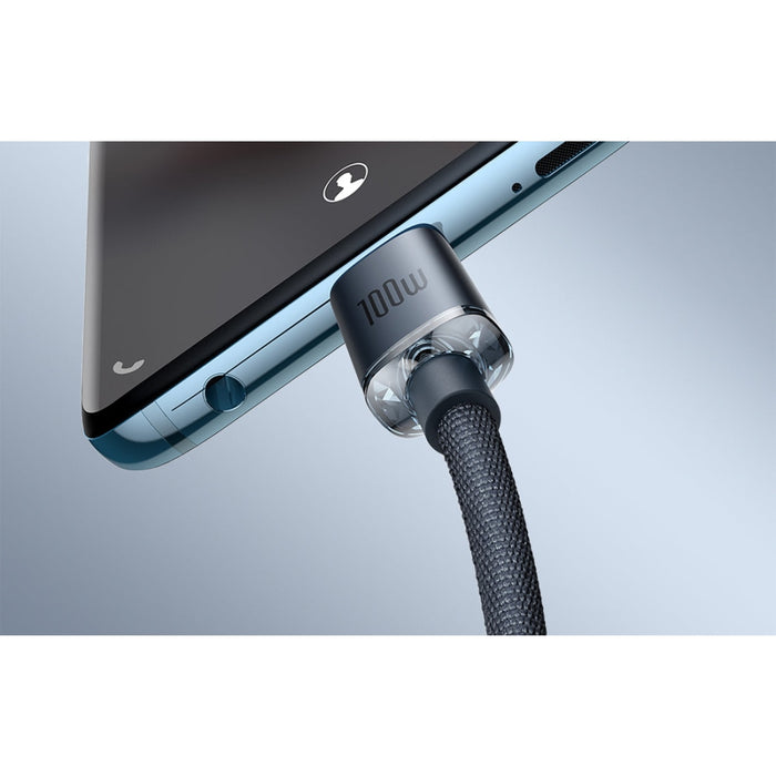 Кабел за зареждане USB - C към Baseus Crystal Shinе 100W