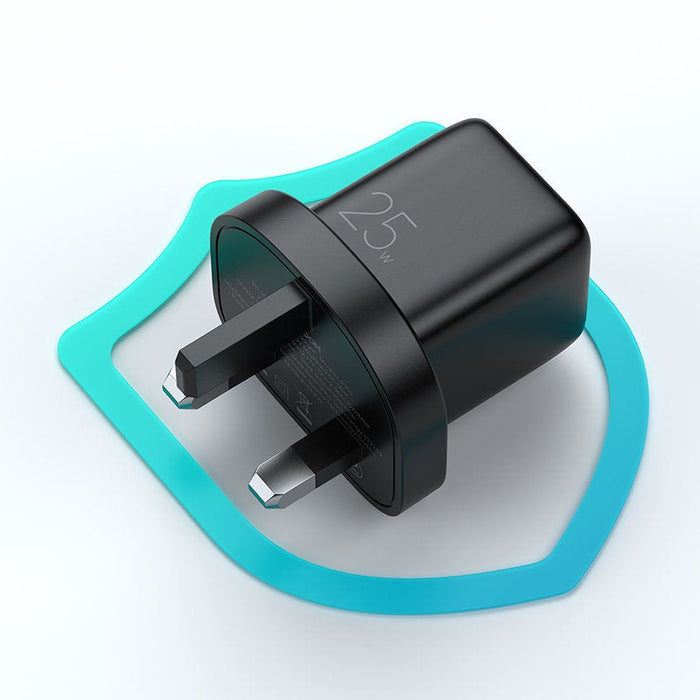 Мини зарядно устройство Joyroom PD 25W EU стандарт Черен