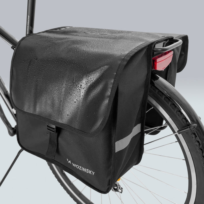 Велосипедна чанта Wozinsky 28l черна (WBB34BK)