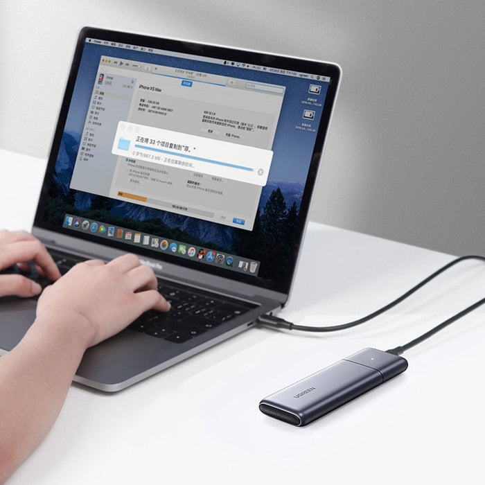 Хъб - адаптер Ugreen M.2 NVMe/M.2 SATA SSD/USB