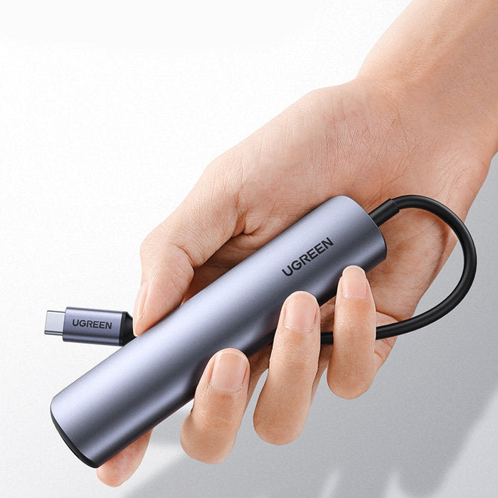Хъб Ugreen CM417 USB - C към HDMI 4xUSB сив