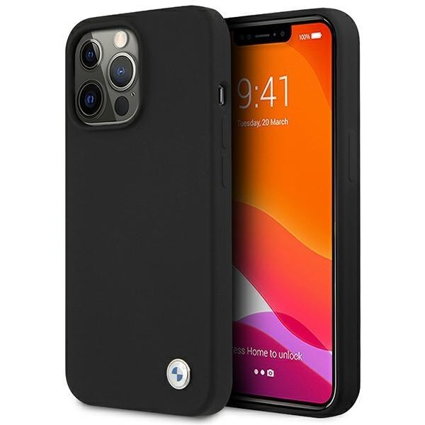Калъф BMW BMHCP13LSILBK, за iPhone 13 Pro / 13 6.1", черен