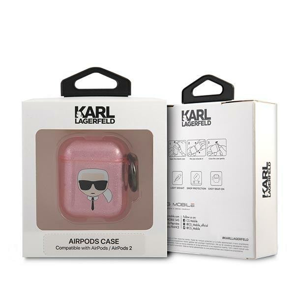 Калъф Karl Lagerfeld KLA2UKHGP Glitter Karl`s Head