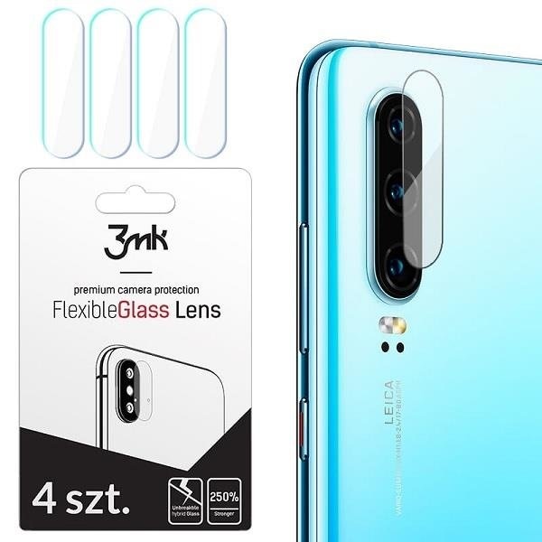 Стъклен протектор 3MK Flexible Glass Lens за Apple iPhone 11, Прозрачен, 8бр