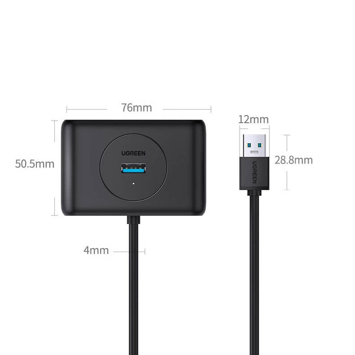 Ugreen многофункционален USB HUB Type c
