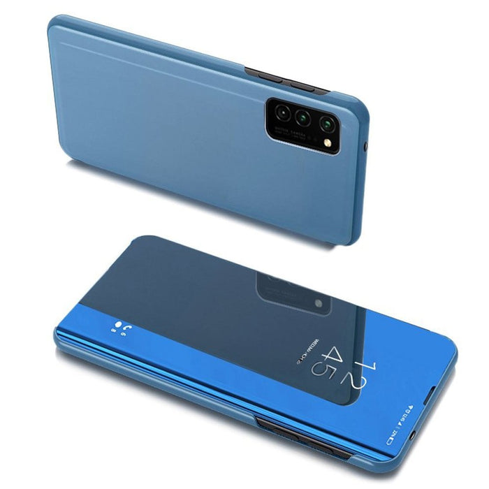 Флип-кейс Clear View за Samsung Galaxy A03s, Син