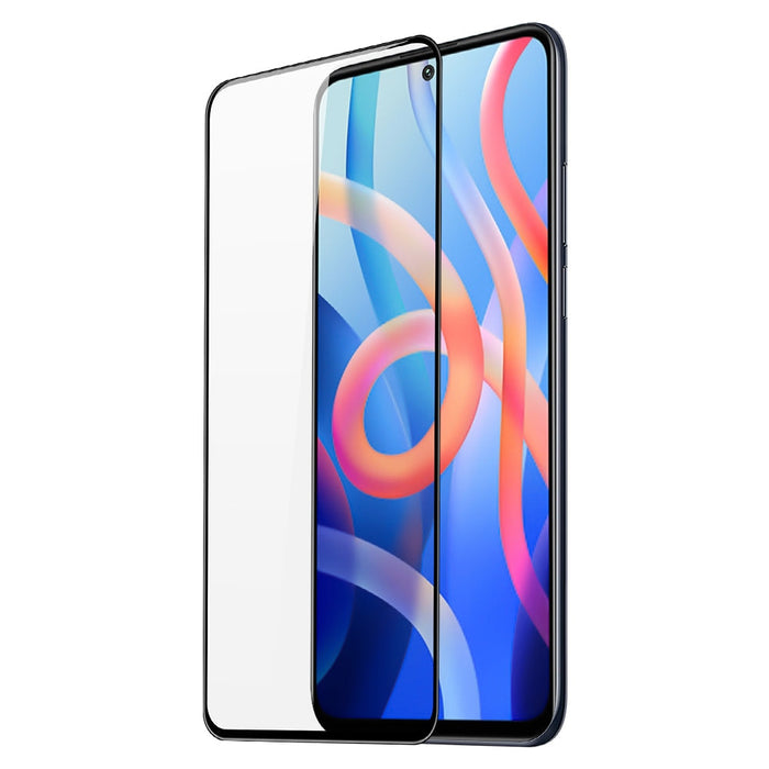 Dux Ducis 9D Издръжливо пълноекранно Закалено стъкло 9H с рамка за Poco M4 Pro 5G, черен (съвместимо с кейс)