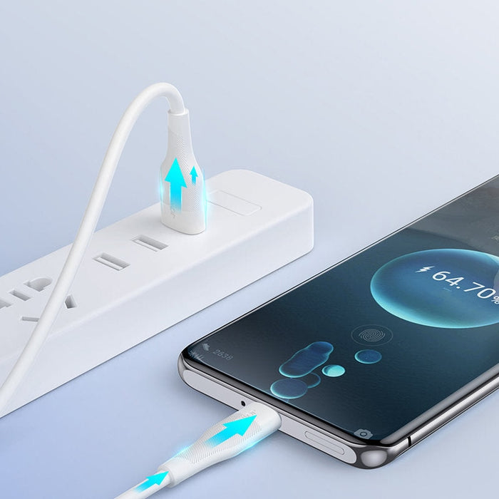 Кабел за пренос на данни от USB към Type C Joyroom 3A 1m Бял