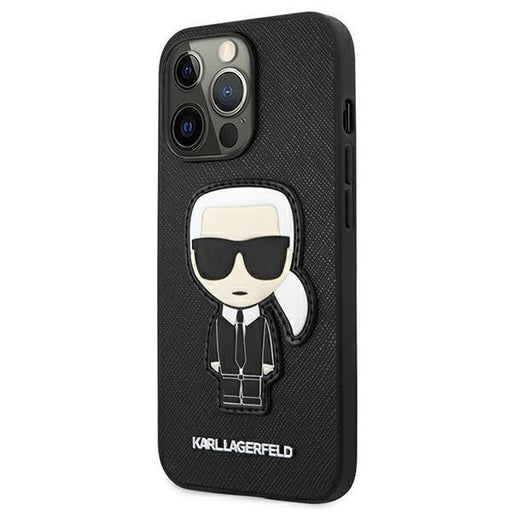Калъф Karl Lagerfeld Pu Saffiano за Iphone 13 Pro Max Черен