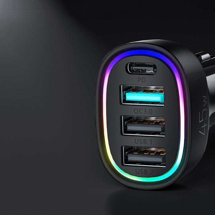 Зарядно за кола Joyroom 4х45W Черен