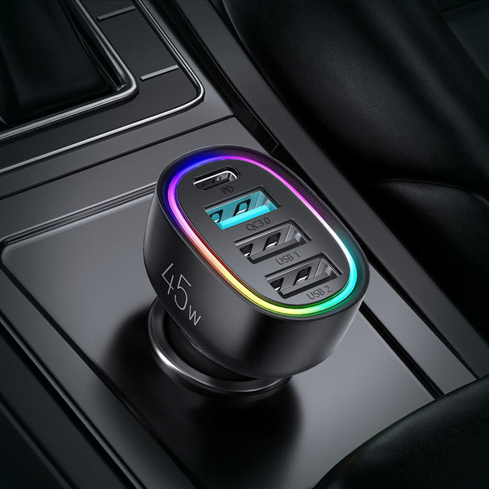 Зарядно за кола Joyroom 4х45W Черен