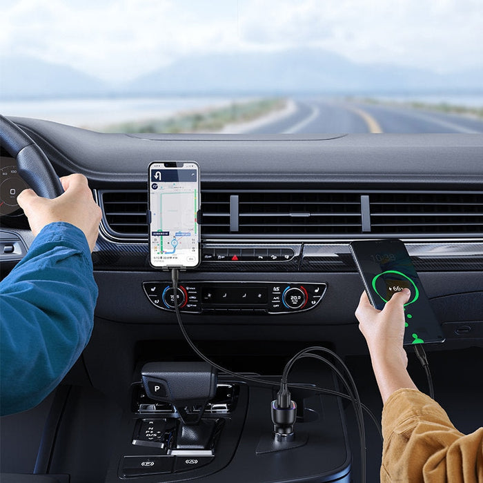 Зарядно за кола Joyroom 4х45W Черен