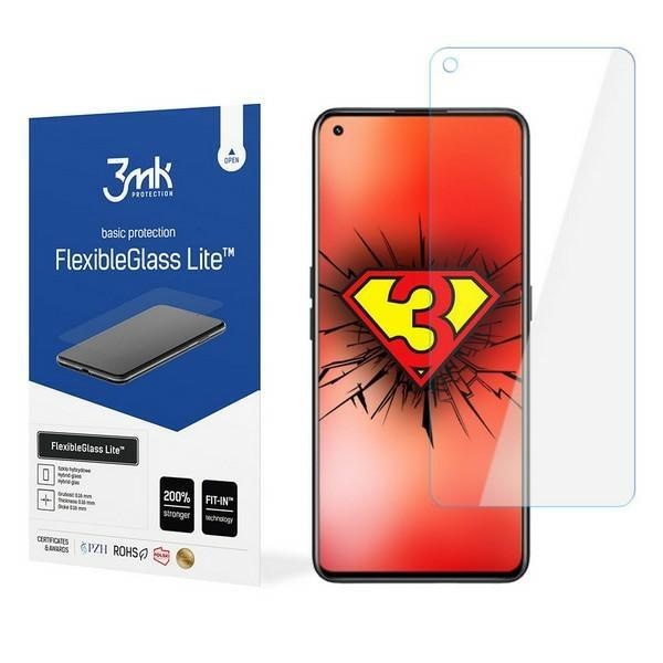 Стъклен Протектор 3MK, FlexibleGlass Lite за Realme GT Neo 2 5G, Прозрачен