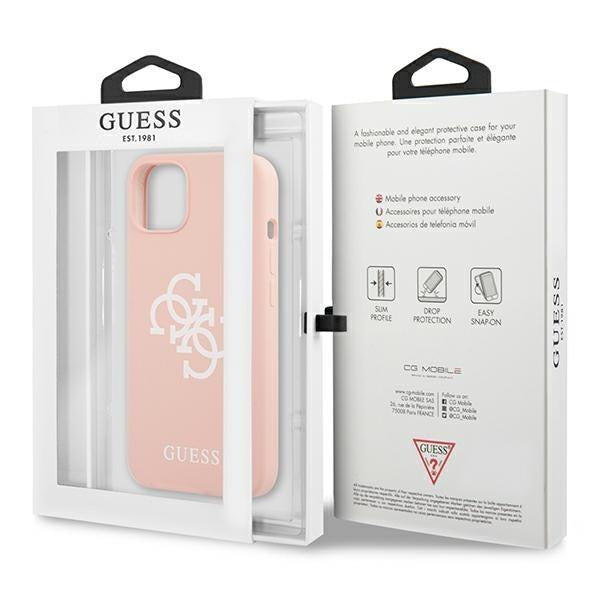Калъф Guess GUHCP13SLS4GWPI за iPhone 13 mini 5.4’ розов