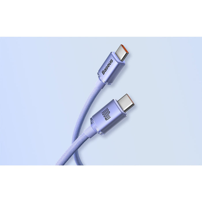 Кабел за зареждане USB - C към Baseus Crystal Shinе 100W