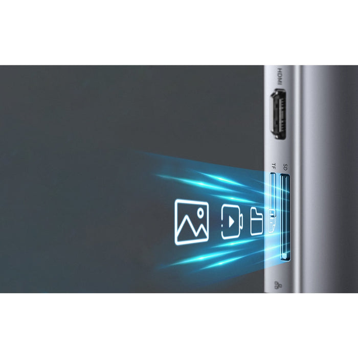 Хъб адаптер 11в1 Baseus Metal Gleam Series USB