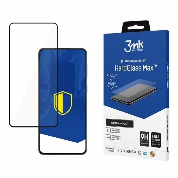 Протектор от закалено стъкло 3mk HardGlass Max™ за Samsung Galaxy S22 5G