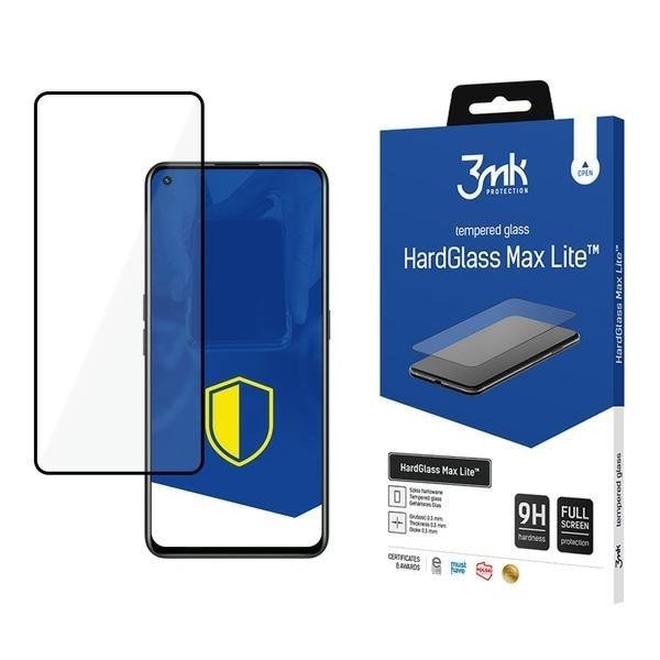 Протектор 3Mk HG Max Lite, за Realme GT Neo 2 5G, черен