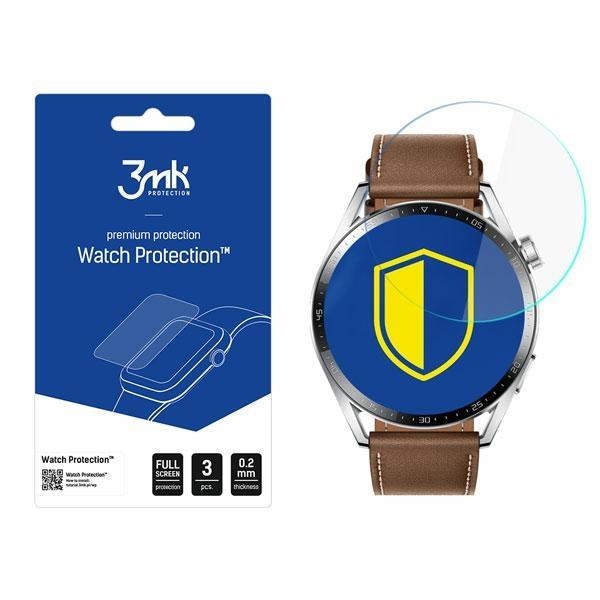 Протектор от закалено стъкло 3mk Watch Protection™ ARC+ за Huawei Watch GT 3 46mm