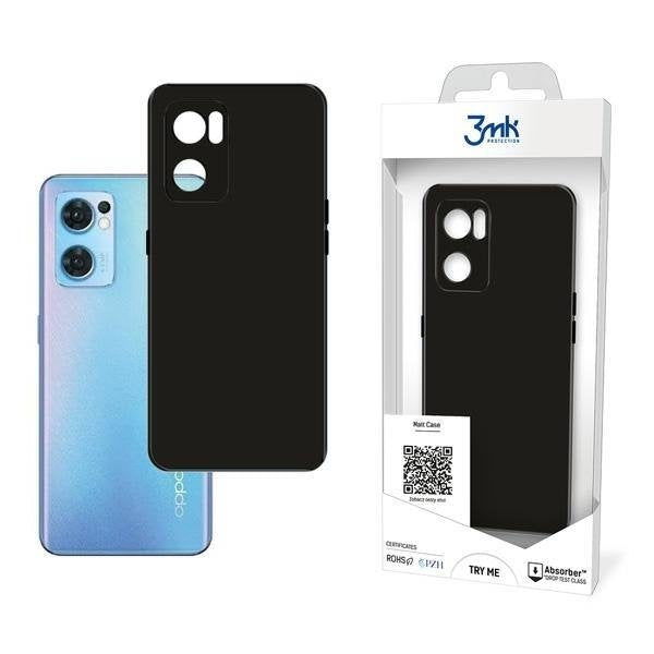Кейс 3mk Matt за Oppo Reno 7 SE 5G, Черен