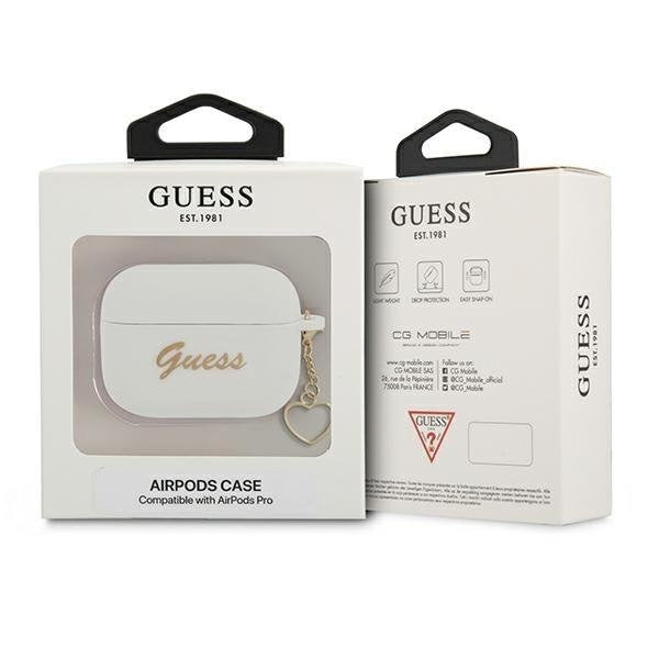 Калъф Guess GUAPLSCHSH Silicone Charm Heart Collection