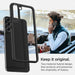 Кейс Spigen Ultra Hybrid за Samsung Galaxy S22 Черен мат