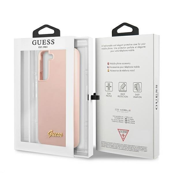 Гръб GUESS Silicone Script Metal Logo за Samsung