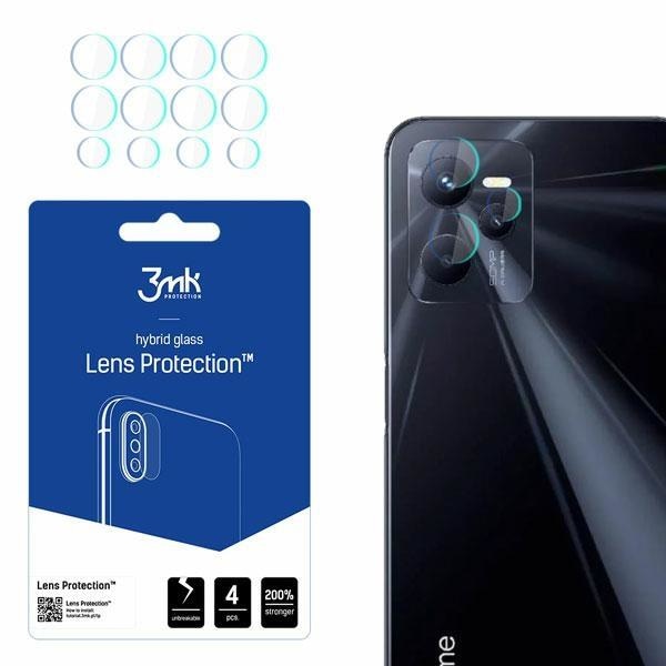 Протектор за камера 3mk за Realme C35, 4 броя