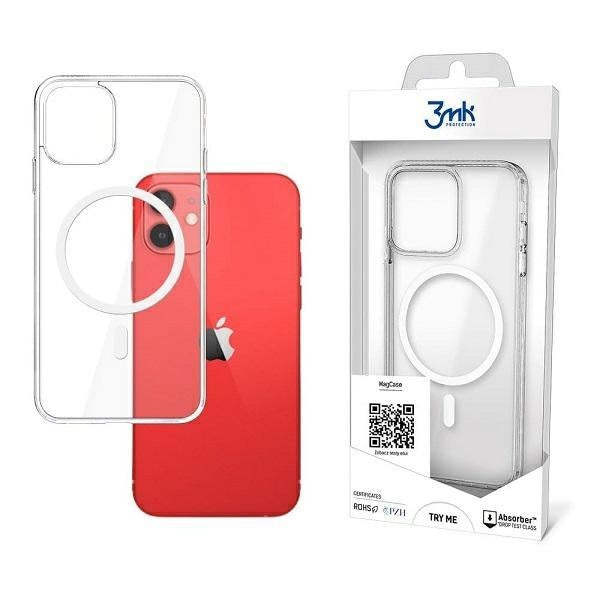 Kейс-гръб 3mk MagCase за Apple iPhone 12 Mini, Прозрачен