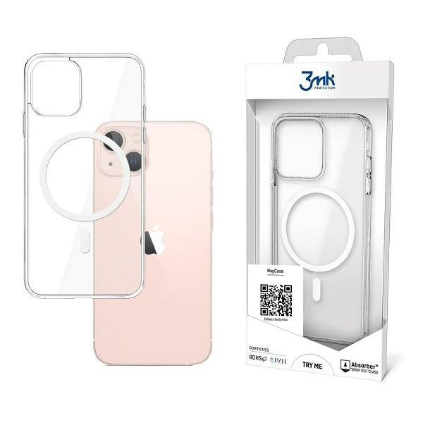 Kейс-гръб 3mk MagCase за Apple iPhone 13, Прозрачен