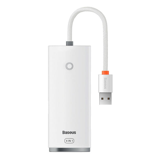 Многофункционален хъб 4в1 Baseus Lite USB - 4x 3.2 25 см Бял