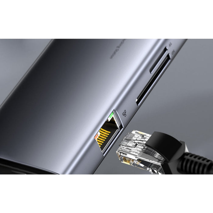 Хъб адаптер 11в1 Baseus Metal Gleam Series USB