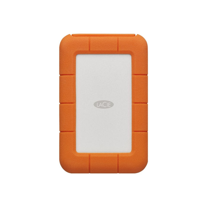 Lacie 2TB Rugged USB - C - Silver/Orange
