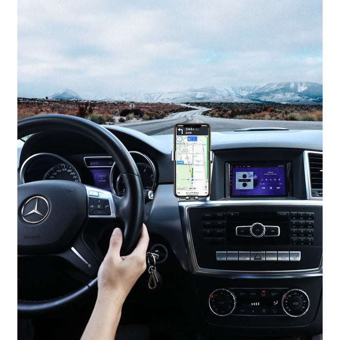 Алуминиева стойка за телефон за решетка на кола Baseus