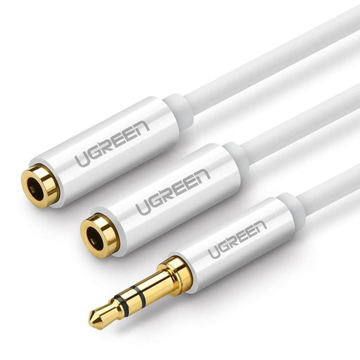 AUX аудио сплитер UGREEN AV123 3.5mm жак 25cm