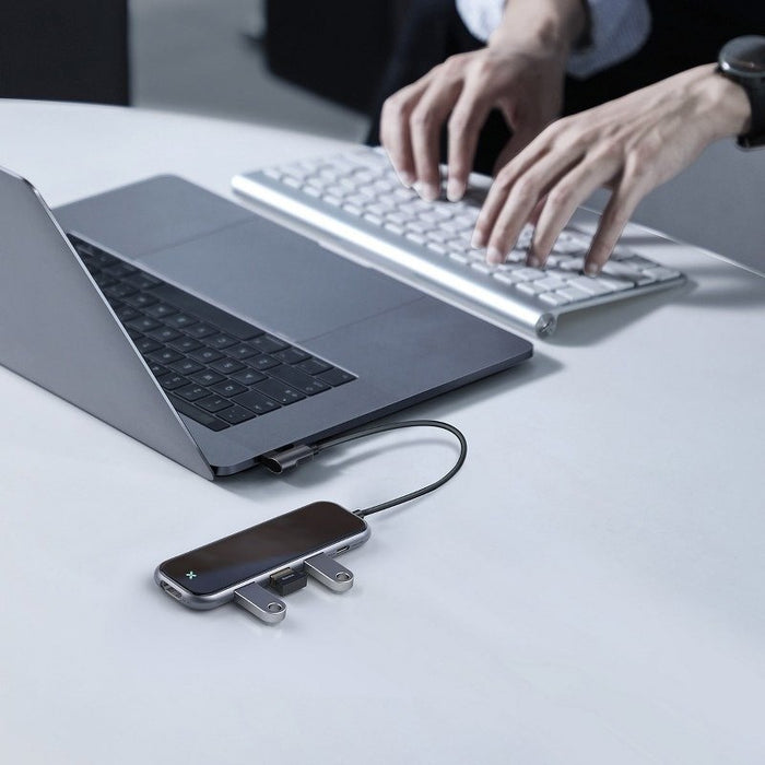 Baseus Хъб Адаптер 5в1 от USB-C към 3xUSB 3.0+HDMI+USB-C PD